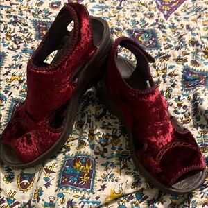 Women's Velvet Sandals
